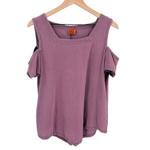 Oh My Gauze! Cotton Cold Shoulder Top Size 2 / Large